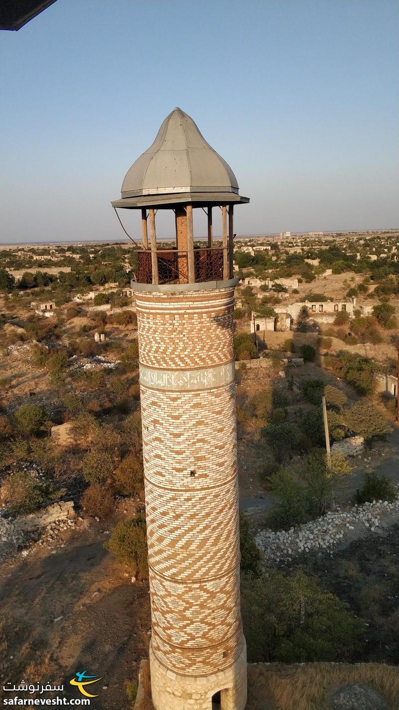 نمای شهر آغدام رو به جنوب شرق