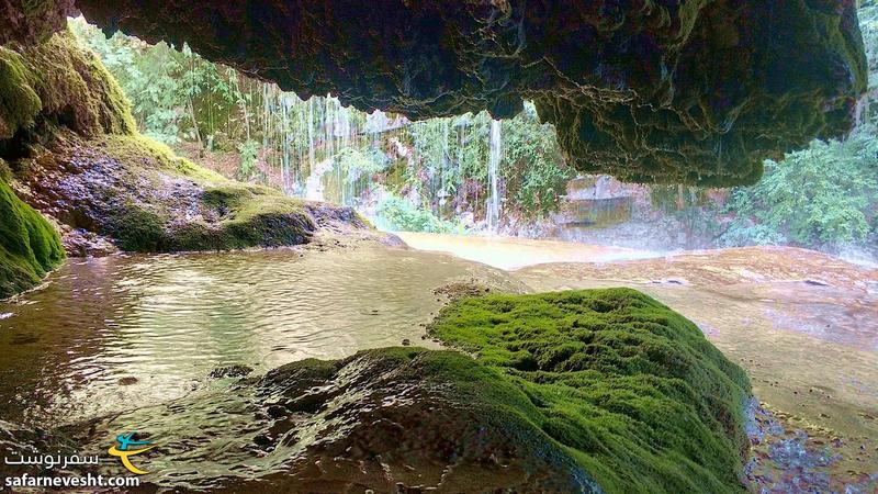 فضای زیرین (غارمانند) آبشار زونتیک