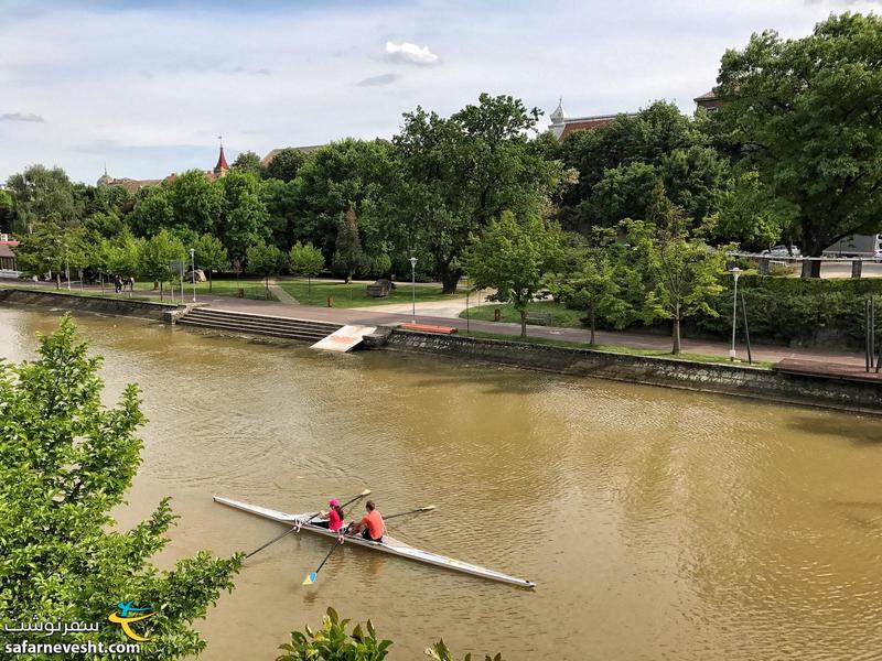 رودخانه بگا در تیمیشوارا Bega river