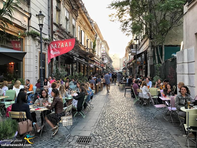 کافه های خیابانی بخارست