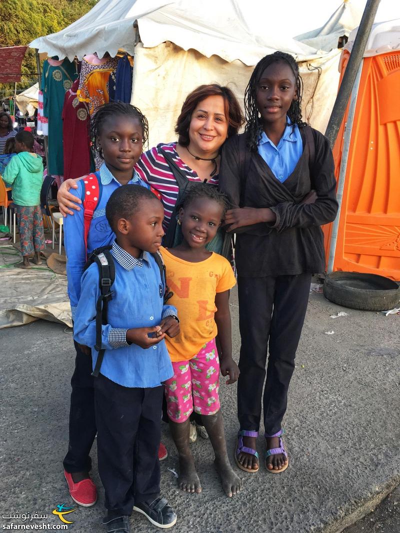 بچه های شهر سن لویی در شمال سنگال