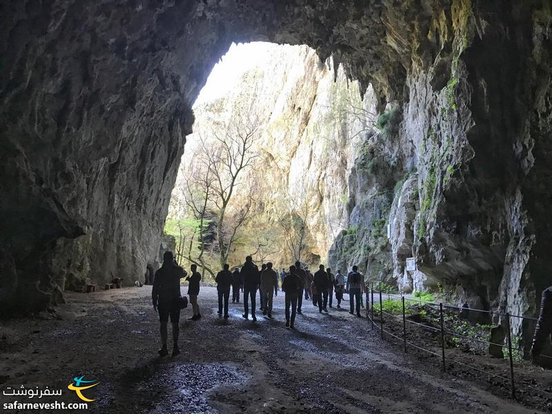 خروجی غار اشکوتسیان. تنها عکسی که تونستم بگیرم.