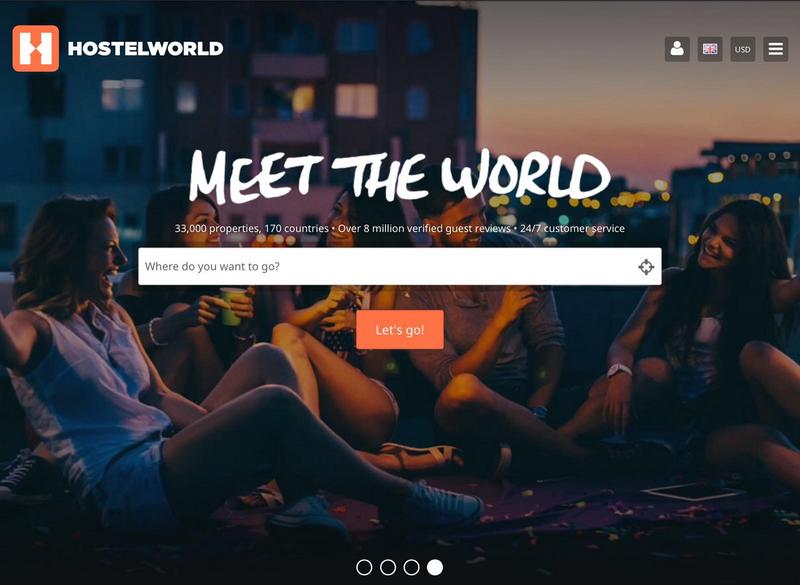 سایت هاستل ورلد hostelworld.com