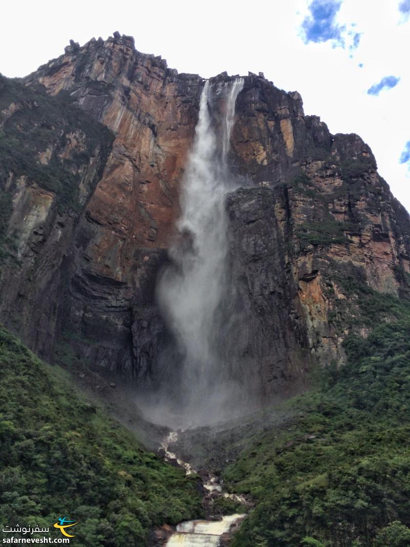 آبشار آنجل در ونزوئلا، بلندترین آبشار دنیا