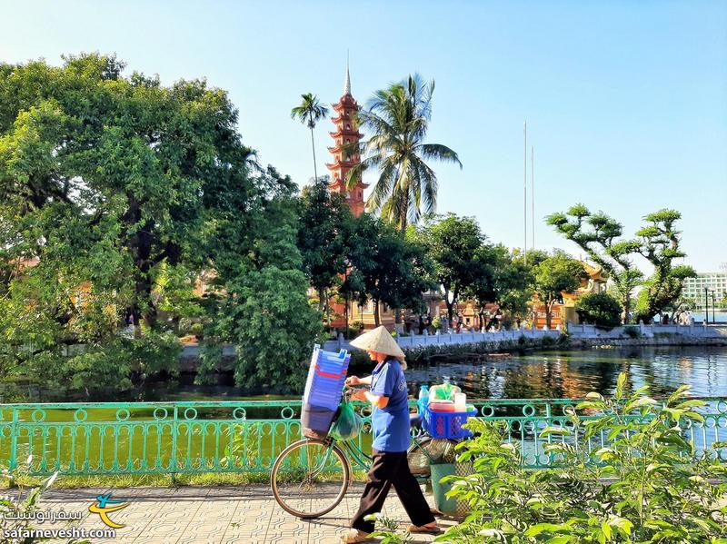 پاگودای تران کوک در شهر هانوی
