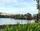 نمایی از معبد نوگ سون و پل سرخ در دریاچه هوان کیم