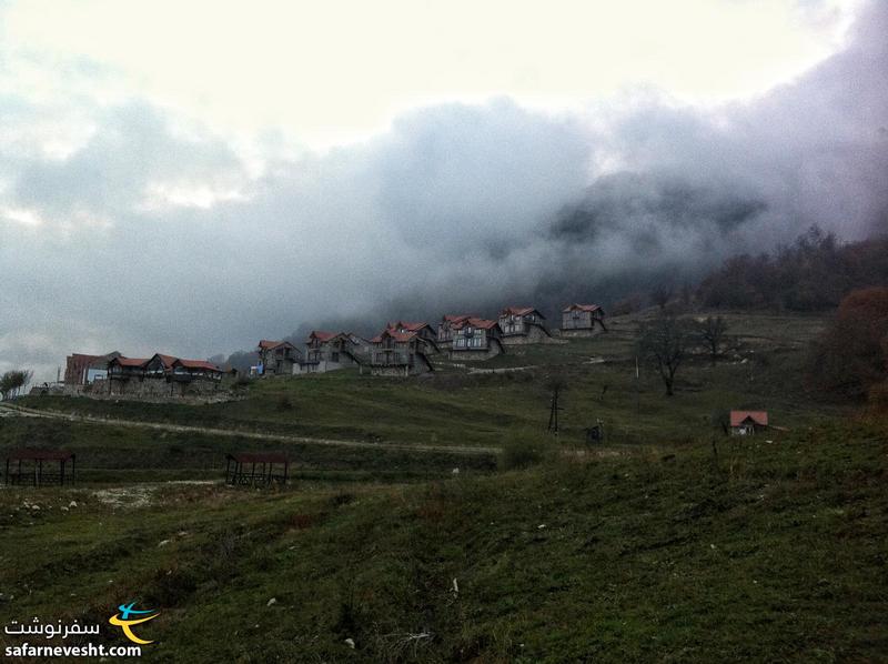 کوهستان های مه آلود منطقه دلیجان ارمنستان